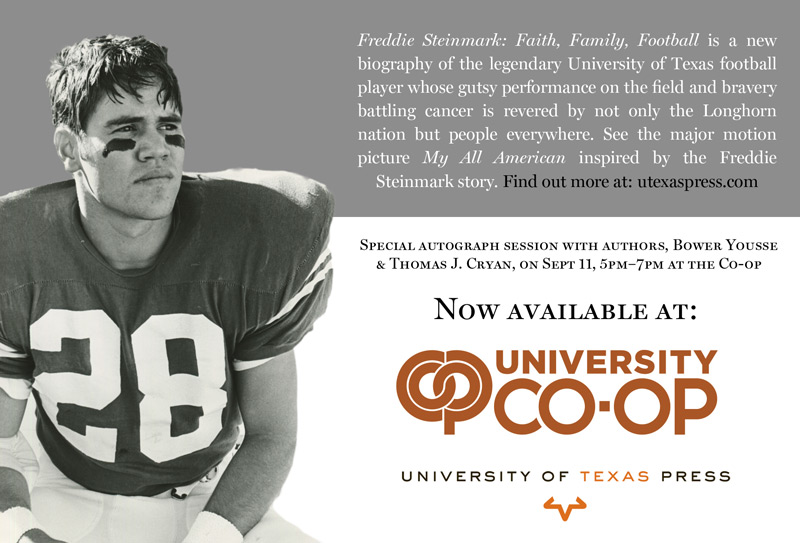 Freddie Steinmark Book Promootion at University Co-op